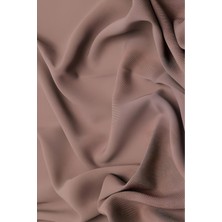 Melodi Scarf Kadın Tesettür Medine Ipeği Şal Sütlü Kahve