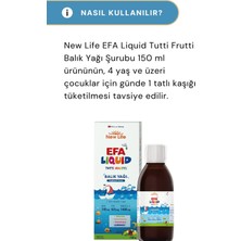 New Life Efa Liquid Tutti Frutti 150 Ml Balık Yağı Şurubu - 3'Lü Set