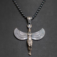 Emren Jewelry 925 Ayar Gümüş Isis Erkek Kolye