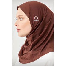 Melodi Scarf Kadın Tesettür Hijab Spor Şal Kahverengi