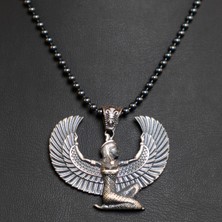 Emren Jewelry 925 Ayar Gümüş Isis Erkek Kolye