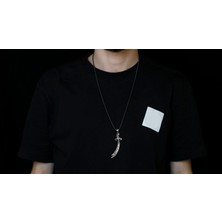 Emren Jewelry 925 Ayar Gümüş Zülfikar Kılıcı Erkek Kolye