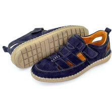 Grado Deri Erkek Sandalet Yumuşak Comfort, Battal Boy 1253