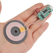 Robiz Kablosuz Şarj Modülü 10W 2A Mobil Akıllı Telefon Oyuncak Pil Şarj Transmiter Micro USB