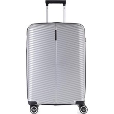 Alinka Ççs 5224 Silikon Valiz Set - Polipropilen 3 Lü Kırılmaz Valiz Seti