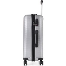 Alinka Ççs 5224 Silikon Valiz Set - Polipropilen 3 Lü Kırılmaz Valiz Seti