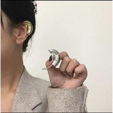 Demokan Kadın Vip Seri Earcuf Tek Adet Kararmaz Küpe