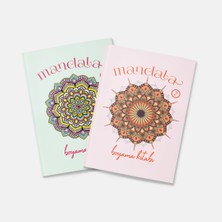 Tabby Design Mandala Boyama Kitabı 2'li Set