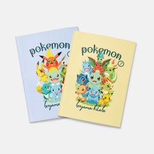 Tabby Design Pokemon Boyama Kitabı 2'li Set