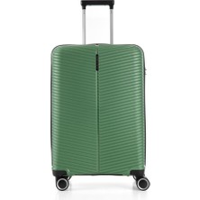 Alinka Ççs 5224 Silikon Valiz Set - Polipropilen 3 Lü Kırılmaz Valiz Seti