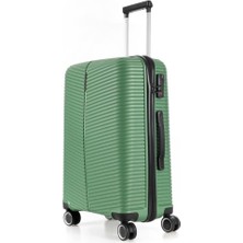 Alinka Ççs 5224 Silikon Valiz Set - Polipropilen 3 Lü Kırılmaz Valiz Seti