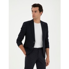 Cacharel Erkek Lacivert Slim Fit Blazer Ceket 50293944-VR033