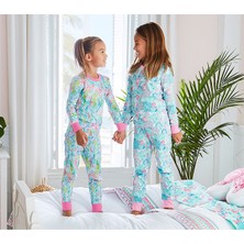 Babies Design Store Lilly Pulitzer Mermaid Cove Organik Kız Çocuk Pijama Takımı