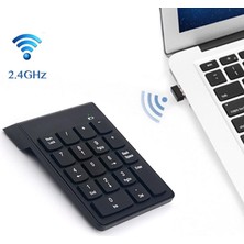 Alfalink AL-2021 Siyah USB Kablosuz Numeric Standart Klavye