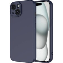 Canpay Apple iPhone 15 Plus Uyumlu Kılıf Kadife Iç Yüzey Ultra Esnek Suya Karşı Dirençli Tpu Silikon, Ultra Flexible Ultra Thin Ultra Protective Velvet Case