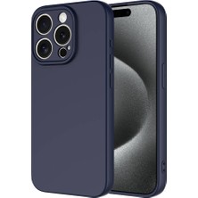 Canpay Apple iPhone 15 Pro Uyumlu Kılıf Kadife Iç Yüzey Ultra Esnek Suya Karşı Dirençli Tpu Silikon, Ultra Flexible Ultra Thin Ultra Protective Velvet Case