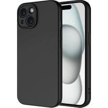 Canpay Apple iPhone 15 Uyumlu Kılıf Kadife Iç Yüzey Ultra Esnek Suya Karşı Dirençli Tpu Silikon, Ultra Flexible Ultra Thin Ultra Protective Velvet Case