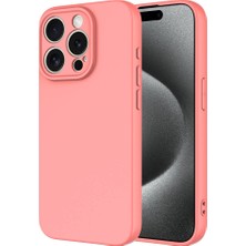 Canpay Apple iPhone 15 Pro Uyumlu Kılıf Kadife Iç Yüzey Ultra Esnek Suya Karşı Dirençli Tpu Silikon, Ultra Flexible Ultra Thin Ultra Protective Velvet Case