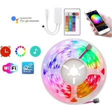 Hymark Tuya Smart Akıllı Şerit LED Bluetooth 5 Metre Rgb 16 Milyon Renk Wifi Kumandalı