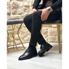 Itallano 1630  Deri Siyah Erkek Casual Ayakkabı