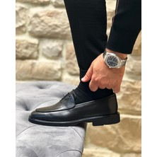 Itallano 1630  Deri Siyah Erkek Casual Ayakkabı