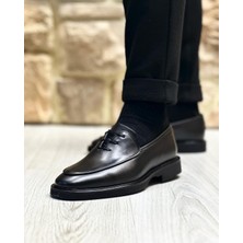 Itallano 1630  Deri Siyah Erkek Casual Ayakkabı
