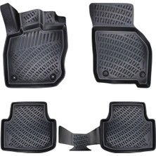 Sare Tuning Seat Leon 2021 Sonrası(Otomatik Vites) 3duyumlu  Havuzlu Paspas