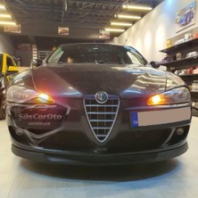 ŞüsCarOto Aksesuar Alfa Romeo 147 Uyumlu Üniversal Astra H Lip Esnek Ön Lip 2 Parça Tampon Altı Dil Karlık Ön Ek