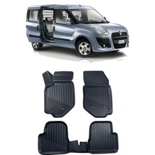 Sare Tuning Fiat Doblo 2015-2022 3D Havuzlu Paspas