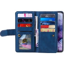 YH Mall Samsung Galaxy S20 Kickstand Pu Deri 9 Kart Yuvaları Için Flip Case (Yurt Dışından)