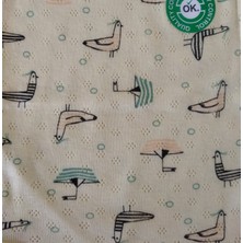 Baby Body Spinapi Kuş Desenli Çıtçıtlı Bebek Body-Zıbın