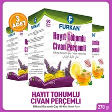 Furkan Doğal Ürünler Hayıt Tohumlu ve Civan Perçemli Çay 3 Kutu