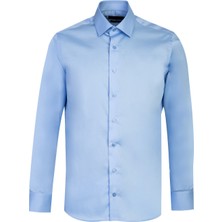 Kiğılı Uzun Kol Regular Fit Non Iron Pamuklu Gömlek