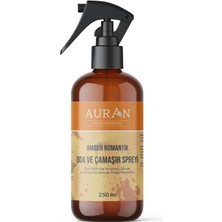 Amber Romantik Parfümlü Oda ve Çamaşır Spreyi Ortam ve Kumaş Kokusu Amber Romantic Room Spray 250ml