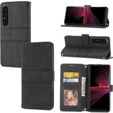 YH Mall Sony Xperia 1 V Pu Deri Cüzdan Kılıf Için Flip Case Manyetik Kapatma (Yurt Dışından)