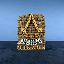 Assassin's Creed Mirage Logo Figür - Benzersiz Koleksiyon Figürü