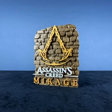 Assassin's Creed Mirage Logo Figür - Benzersiz Koleksiyon Figürü