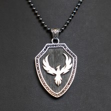 Emren Jewelry 925 Ayar Gümüş Anka Kuşu Erkek Kolye