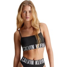 Calvin Klein Bralet Kadınlar İçin Şık Tasarım ve Yüksek Destekli Siyah Kumaş