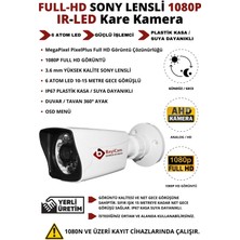 BayiCam 4 Kameralı Gece Görüşlü Ir-Led Kamera Seti 500GB Harddisk - 1080P Full Hd Cepten Izleme -4K0D-P4