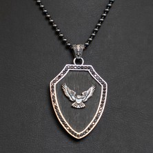 Emren Jewelry 925 Ayar Gümüş Kartal Erkek Kolye