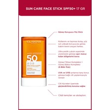 Clarins Sun Face Stick Spf50 17gr - Görünmez Güneş Bakımı