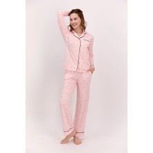 Pierre Cardin Çeyizlik Pembe Kadın Pijama Takım