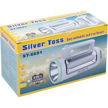 Silver Toss Şarjlı El Feneri Işıldak 54 LED ST-6691