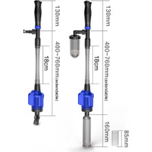 Longbangdian Shop Pil Dc Güç Stili Akvaryum Sifonlu Temizleyici Balık Tankı Kum Yıkayıcı Us Plug Elektron Filtresi Vakum Çakıl Su Değiştirici Atık Sökücü (Yurt Dışından)