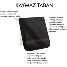 Active Team (23,5 X 20 CM) Ofis Ev Oyun İçin Kaymaz Taban Bilek Destekli Ergonomik Mouse Pad