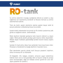 Pluskıt 12 Litre Çelik 3.2 Galon Su Arıtma Cihazı Tankı