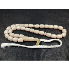 İskeçe Tesbih Ebu Zeyn Usta Eseri Imzalı Kat Kat Ipe Dizilmiş Tavla Pulu Sertifikalı 4796