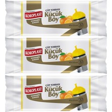 Koroplast Mandarin Kok. Küçük Boy Çöp Torbası 30'lu x 3 Adet