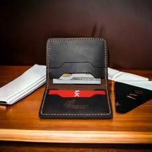 DEHNA El Yapımı Hakiki Deri Kartlık - Minimal Tasarım - Canna